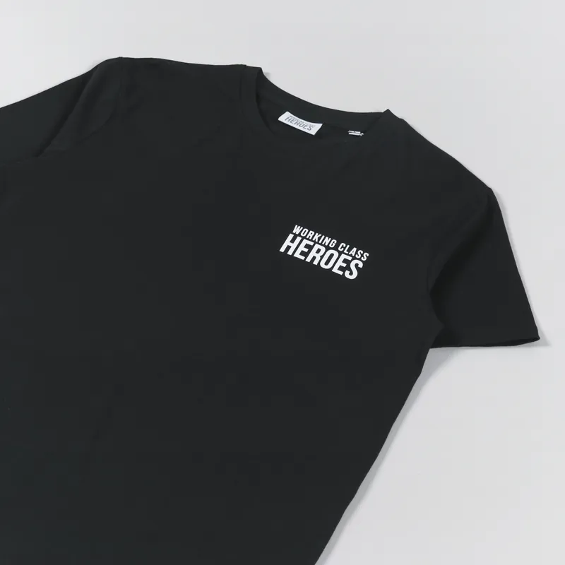 Working Class Heroes Good Times T Shirt Black-3