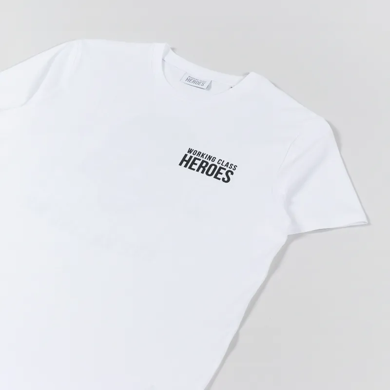 Working Class Heroes Good Times T Shirt White-3