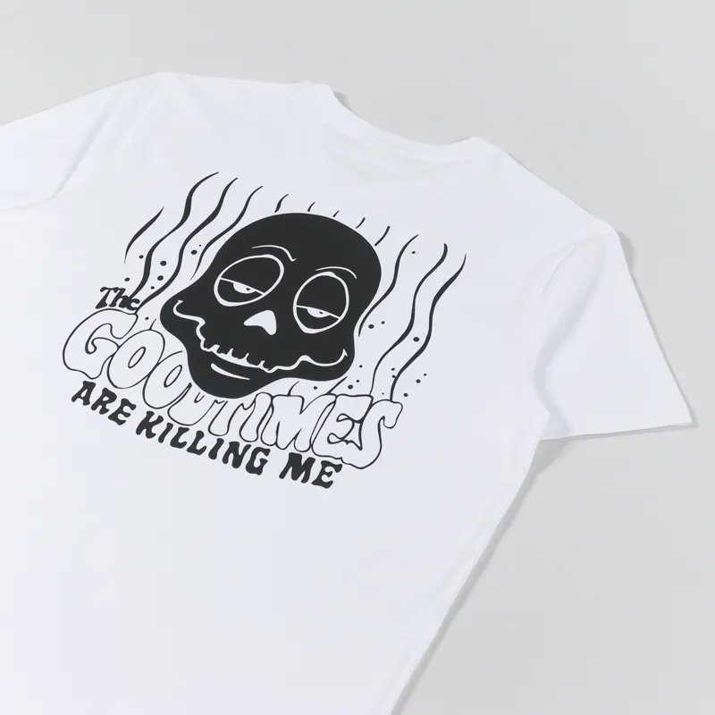 Working Class Heroes Good Times T Shirt White-2