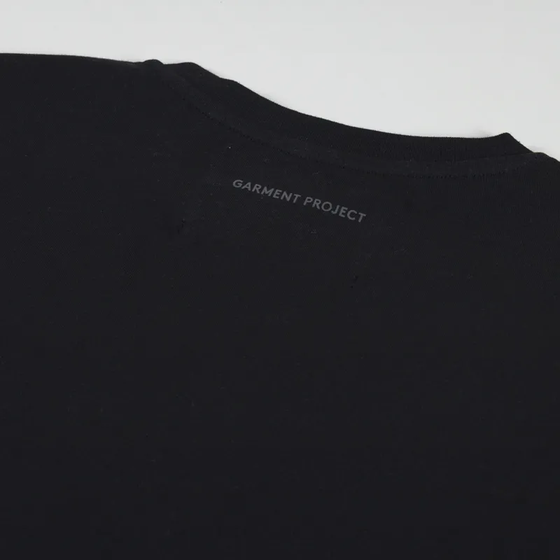 Garment Project GP13 Logo T Shirt Black-6
