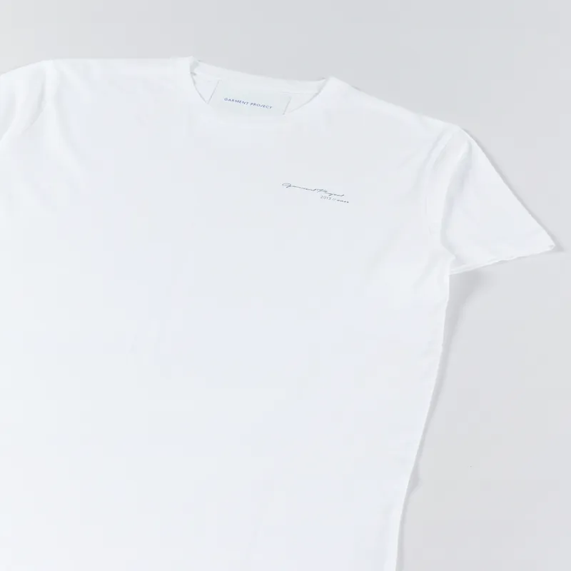 Garment Project GP Logo T Shirt White-1