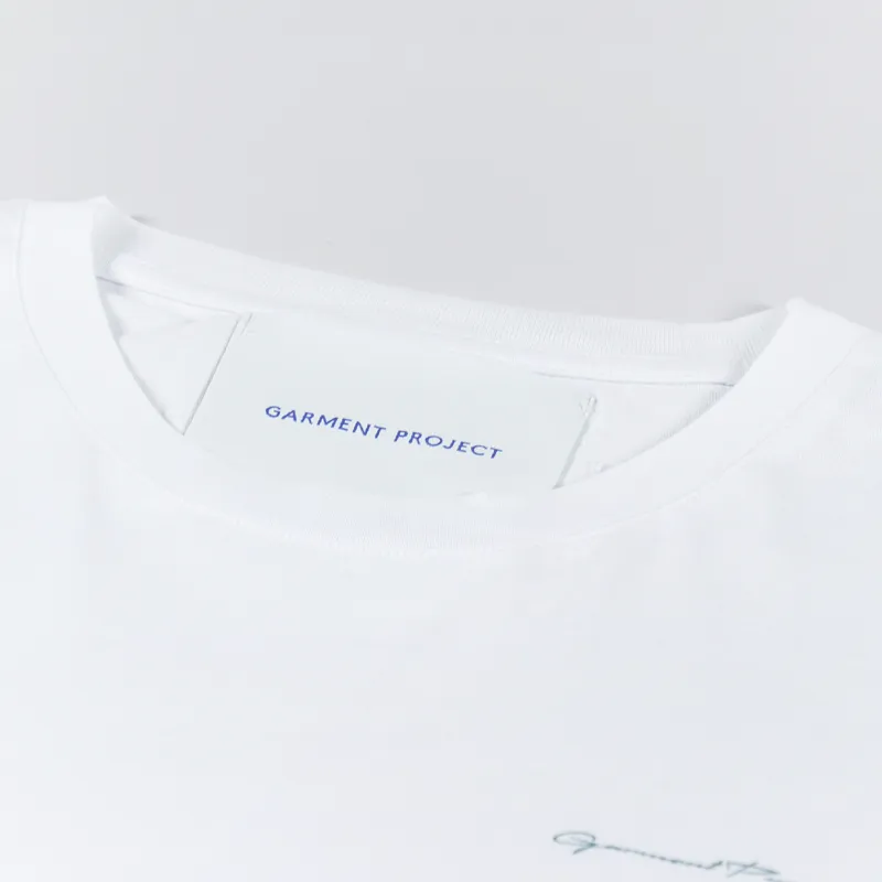 Garment Project GP Logo T Shirt White-3