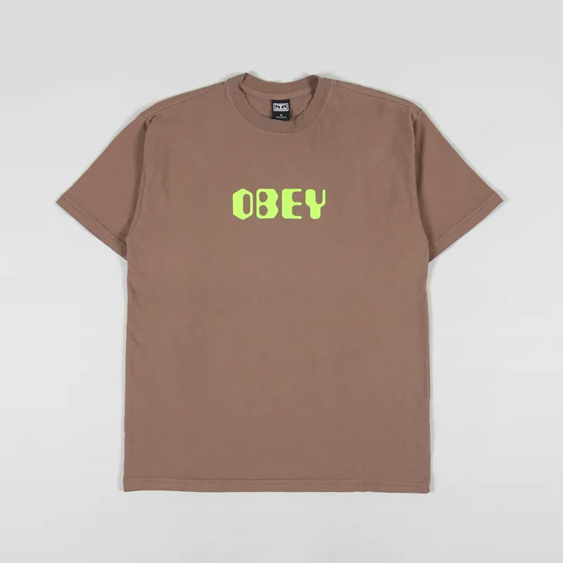 Obey Grafx T Shirt Wild Mushroom-1