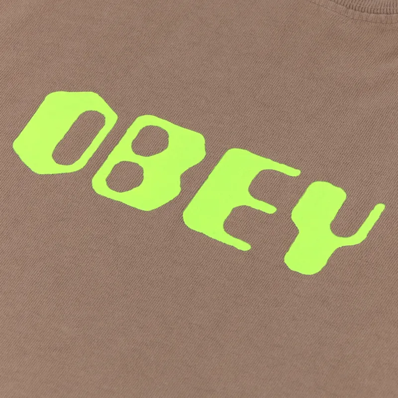 Obey Grafx T Shirt Wild Mushroom-5