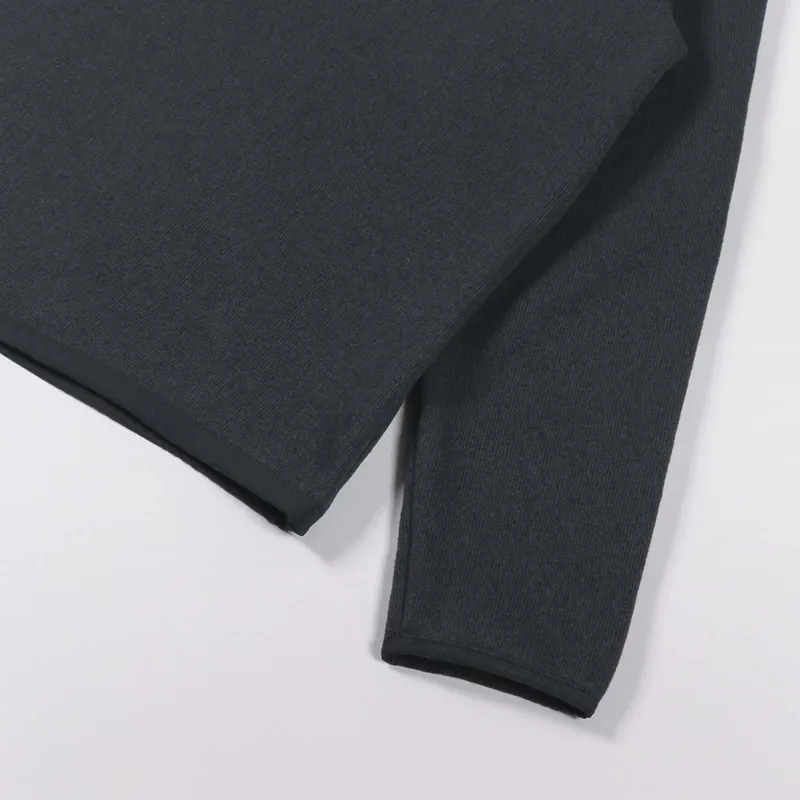 The North Face Gordon Lyons Quarter Zip Fleece Black Heather-4