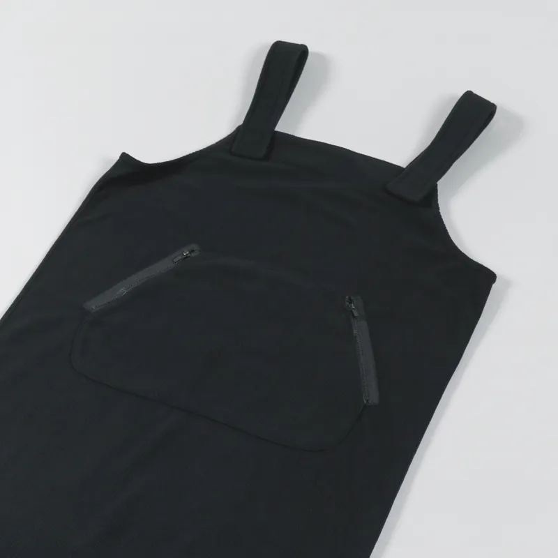 Snow Peak Womens Grid Fleece Dress Black-5