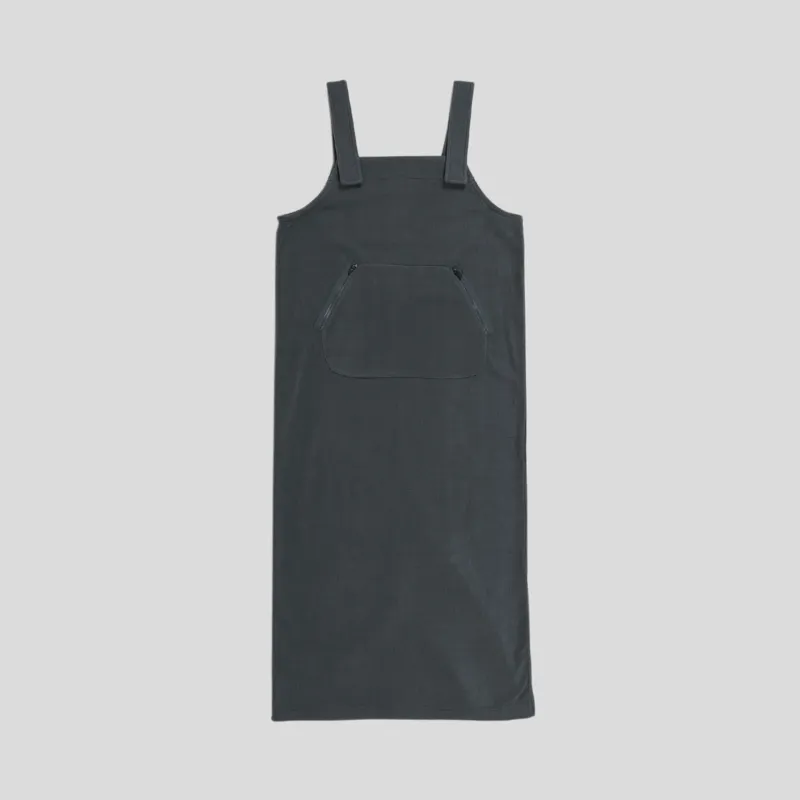 Snow Peak Womens Grid Fleece Dress Forest Green