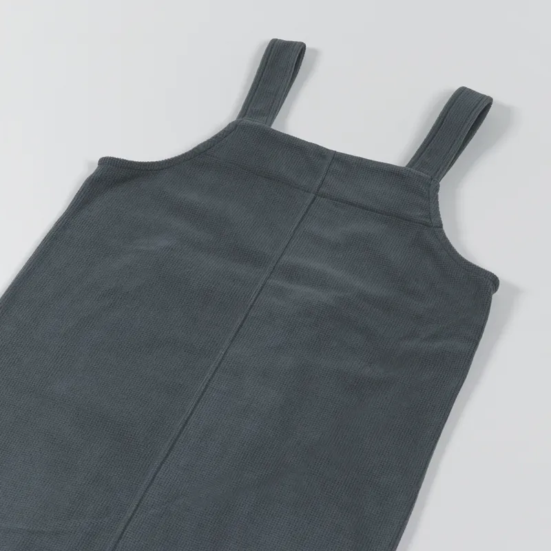 Snow Peak Womens Grid Fleece Dress Forest Green-7