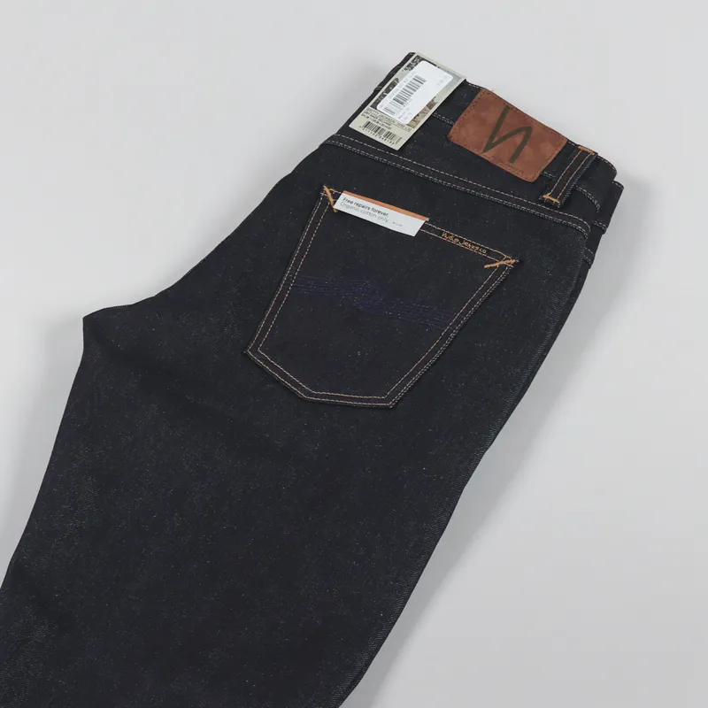 Nudie Jeans Gritty Jackson Dry Maze Selvage-5