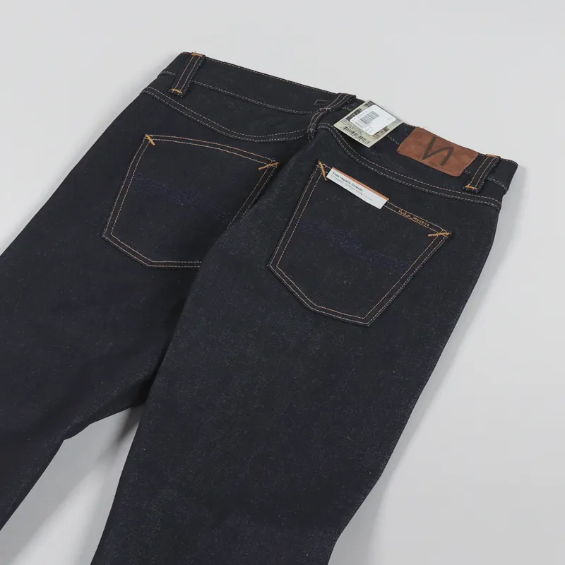 Nudie Jeans Gritty Jackson Dry Maze Selvage-7