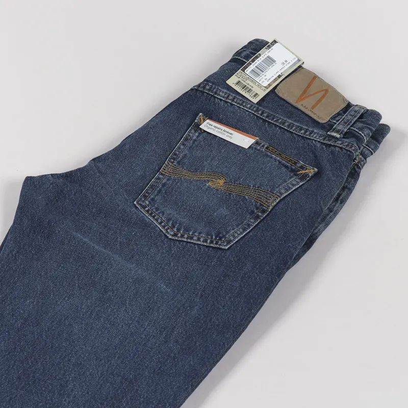 Nudie Jeans Gritty Jackson Blue Slate-4