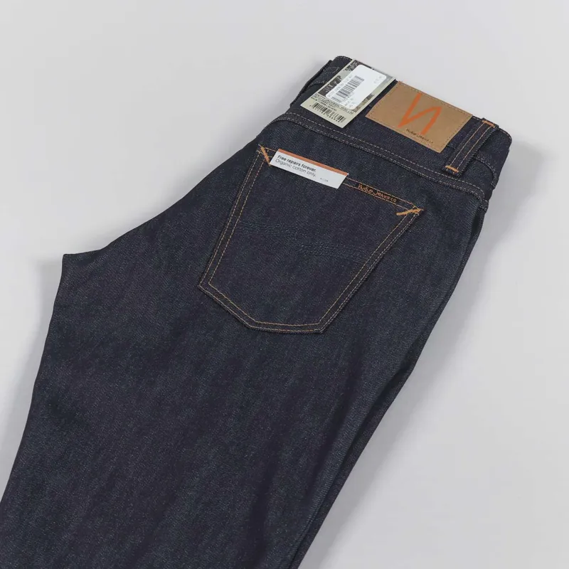 Nudie Jeans Gritty Jackson Dry Classic Navy-5