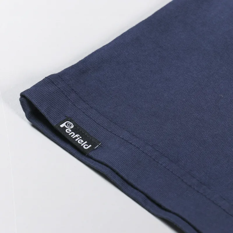 Penfield Garment Dyed T Shirt Navy Blazer-3