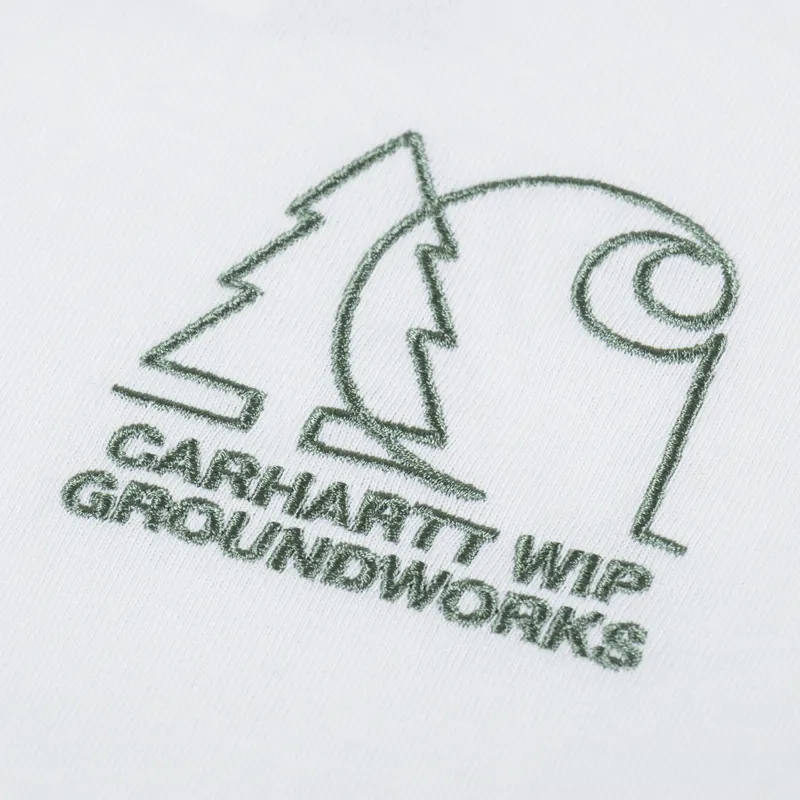 Carhartt WIP Groundworks T Shirt White-2