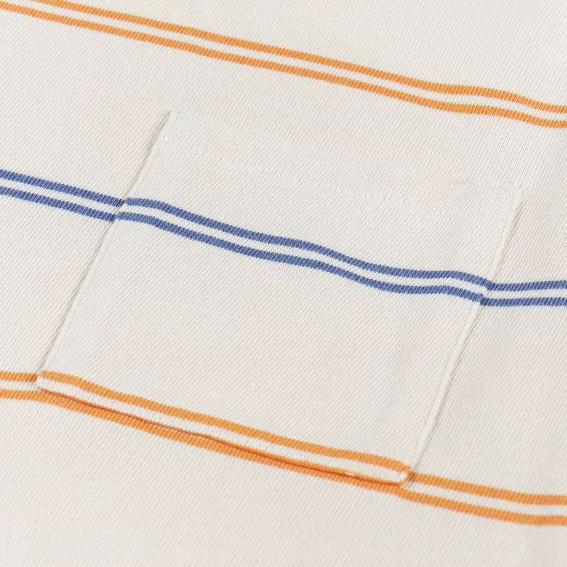 Admiral Sporting Goods Groby T Shirt Off White Salia Blue-2