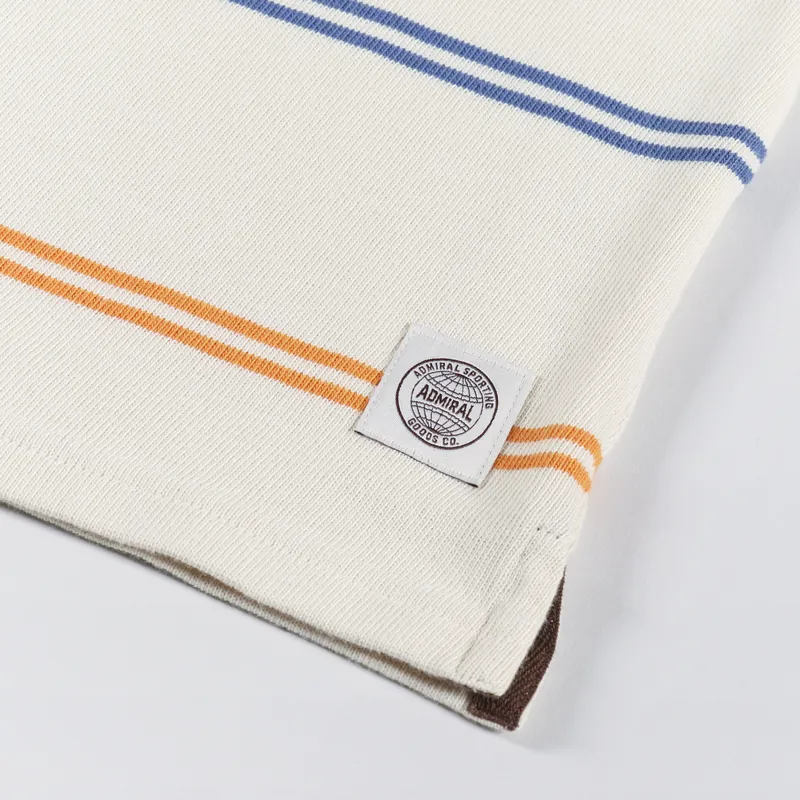 Admiral Sporting Goods Groby T Shirt Off White Salia Blue-1