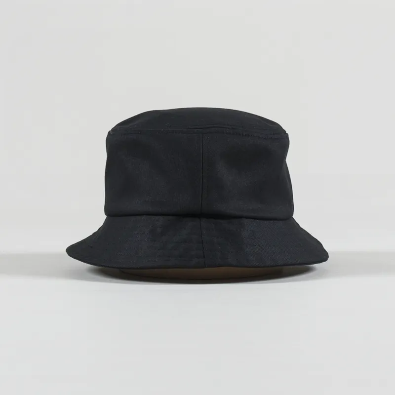 Fred Perry Twill Graphic Branding Bucket Hat Black-3