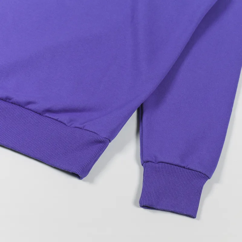 Deus Ex Machina Garrison Plain Crew Sweat Spectrum Blue-6