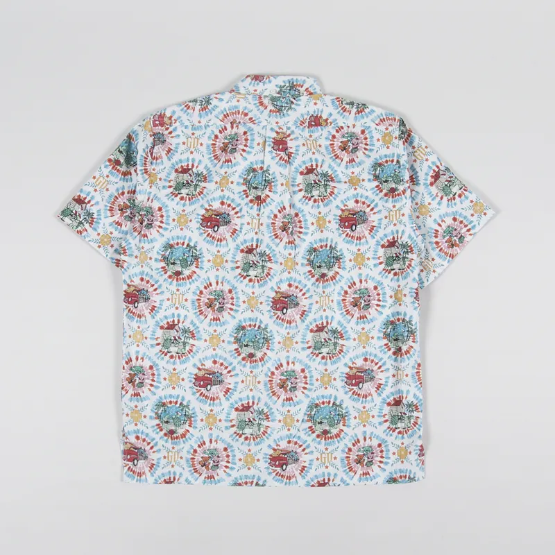 Reyn Spooner x Grateful Dead Tie Dye Pullover Shirt Natural-1