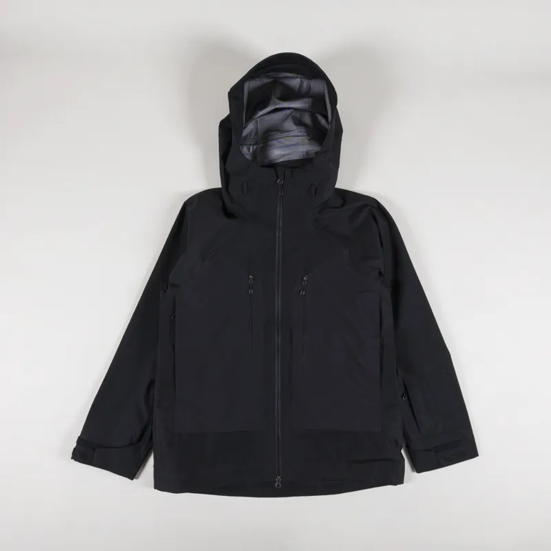 Goldwin Mens Waterproof GORE-TEX PRO 3L Winter Jacket Black