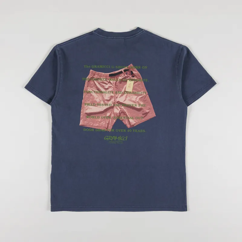 Gramicci G-Short T Shirt Navy Pigment