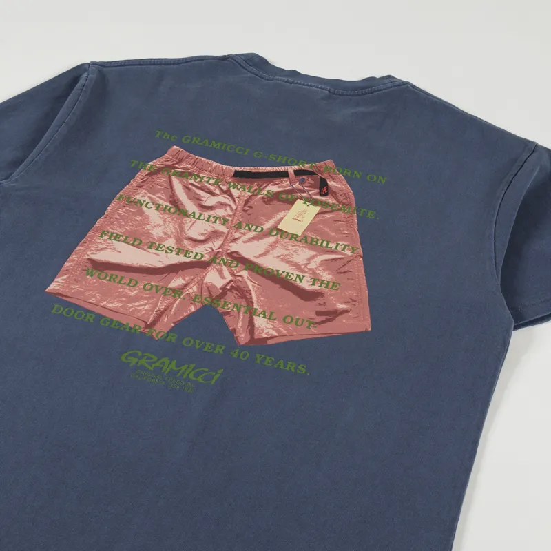 Gramicci G-Short T Shirt Navy Pigment-2