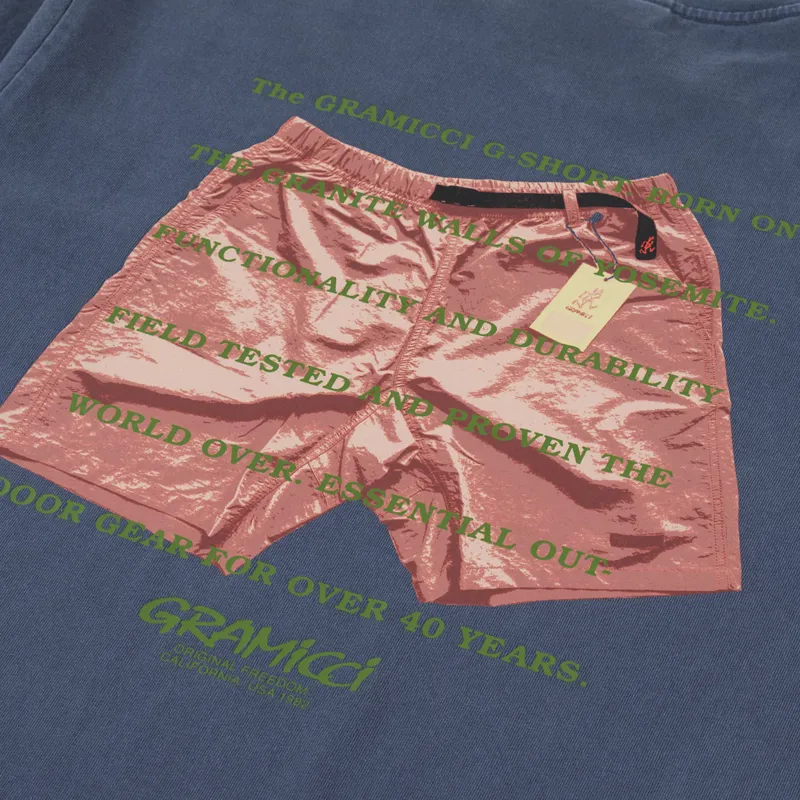 Gramicci G-Short T Shirt Navy Pigment-4