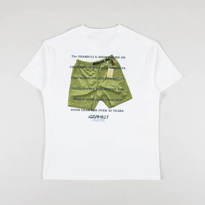 Gramicci G-Short T Shirt White
