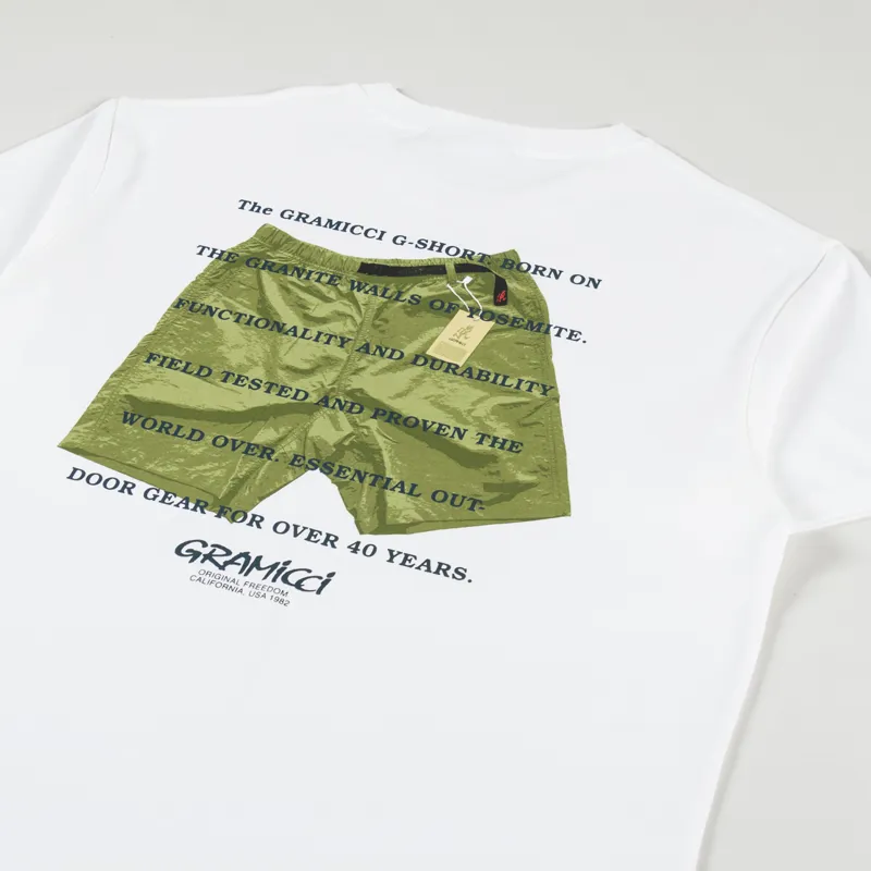 Gramicci G-Short T Shirt White-2
