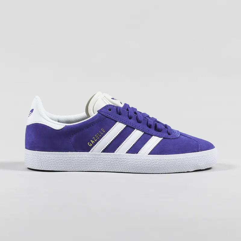 Adidas Skateboarding Gazelle ADV Shoes Royal Blue White-4