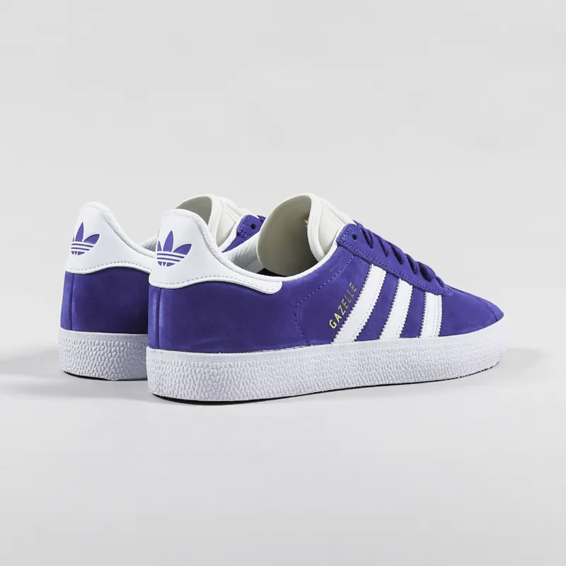 Adidas Skateboarding Gazelle ADV Shoes Royal Blue White-3