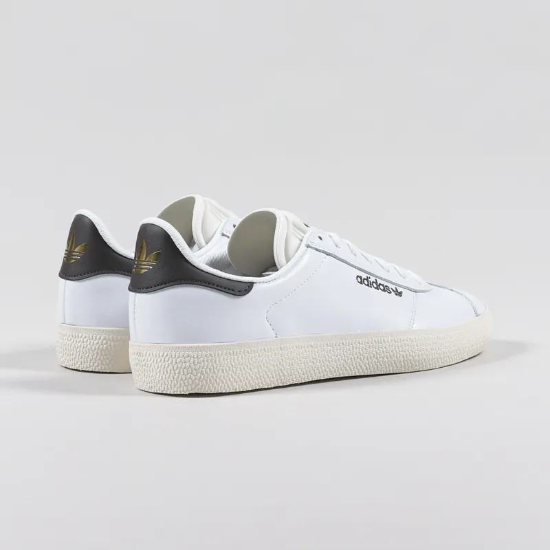 Adidas Skateboarding Gazelle ADV Shoes White Olive-3