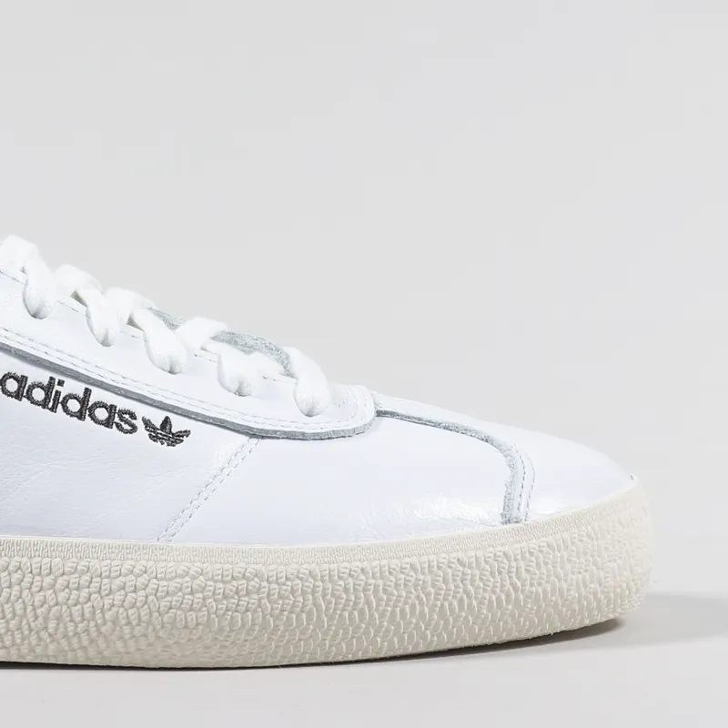 Adidas Skateboarding Gazelle ADV Shoes White Olive-6