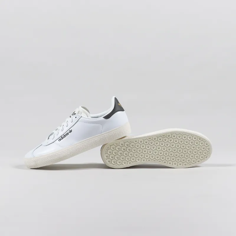 Adidas Skateboarding Gazelle ADV Shoes White Olive-2