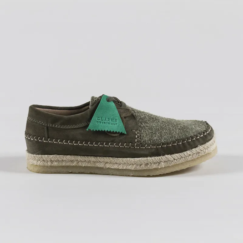 Pompeii x Clarks Originals Weaver Shoes Cactus Suede-2