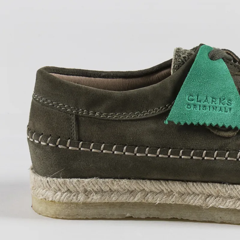 Pompeii x Clarks Originals Weaver Shoes Cactus Suede-4