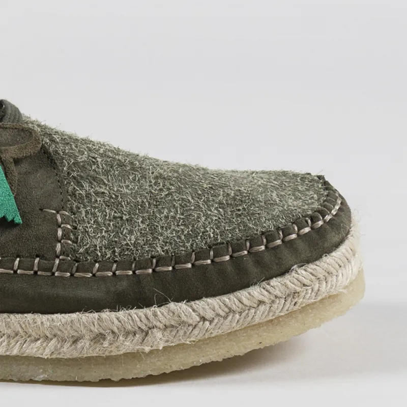 Pompeii x Clarks Originals Weaver Shoes Cactus Suede-5