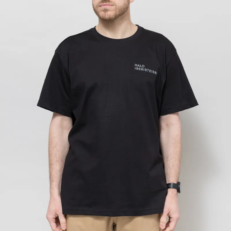 Working Class Heroes x Halo x Progress Running Club Essential T Shirt Black-1