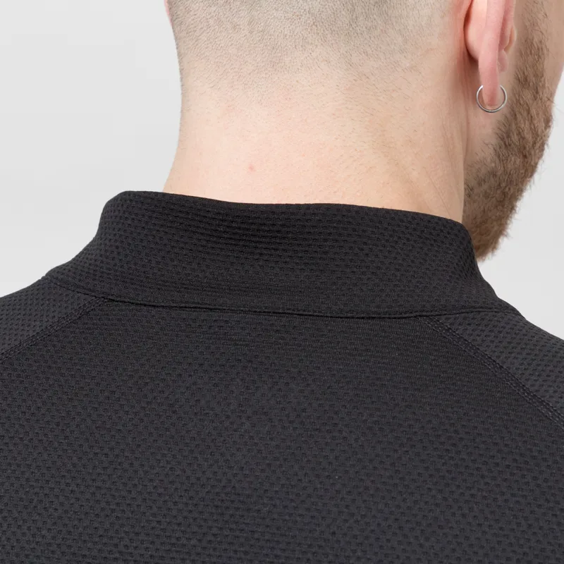 Working Class Heroes x Halo x Progress Running Club Sorona Half Zip Black-4