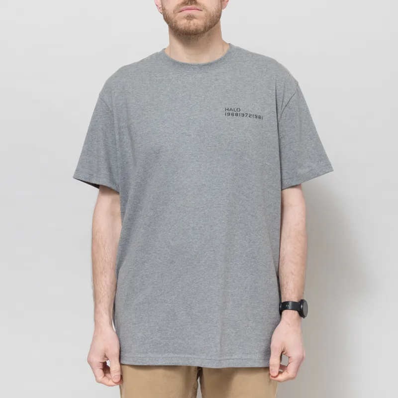 Working Class Heroes x Halo x Progress Running Club Essential T Shirt Grey-1