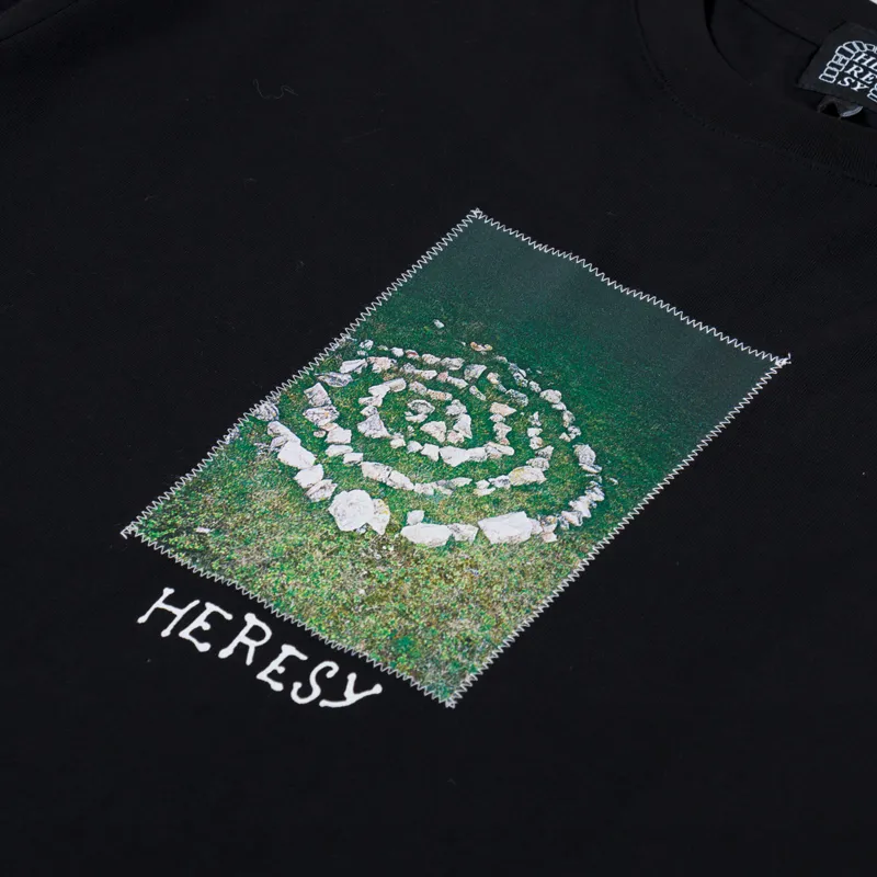 Heresy Spiral T Shirt Black-2