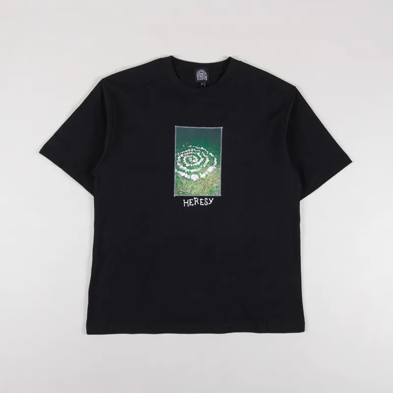 Heresy Spiral T Shirt Black