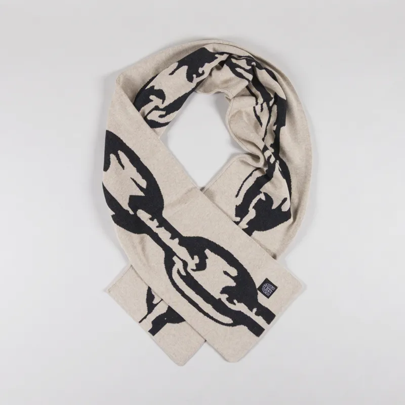Heresy Chain Scarf Ecru-1