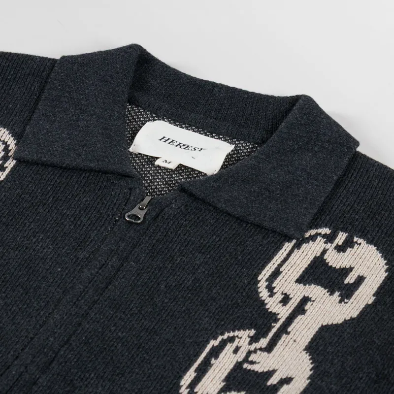 Heresy Chain Shirt Charcoal-4