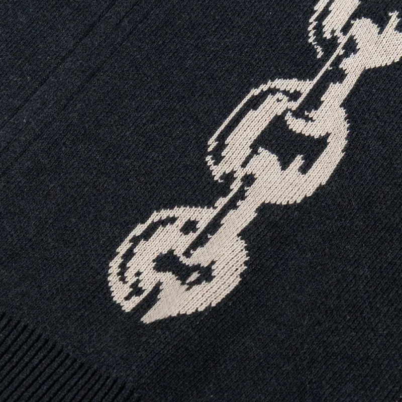 Heresy Chain Shirt Charcoal-5