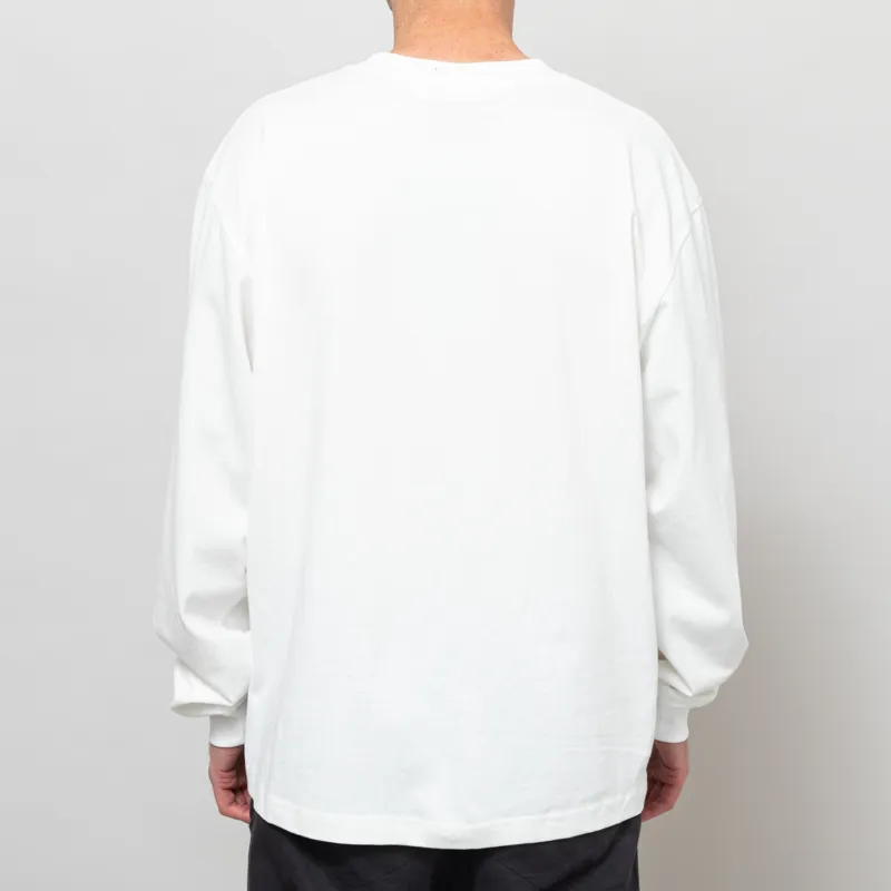 Heresy Sickness Long Sleeve T Shirt Ecru-3