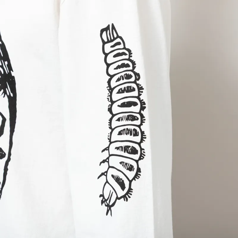 Heresy Sickness Long Sleeve T Shirt Ecru-8