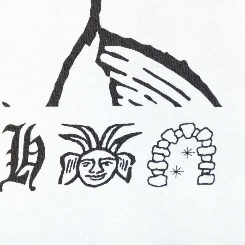 Heresy Sickness Long Sleeve T Shirt Ecru-6