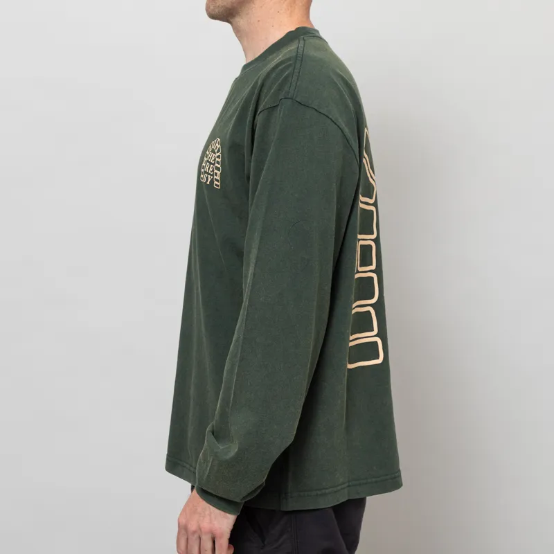 Heresy Arch Long Sleeve T Shirt Green-1