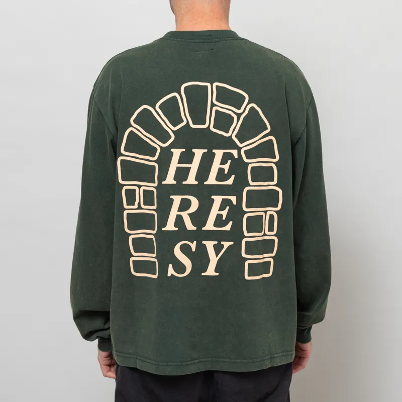 Heresy Arch Long Sleeve T Shirt Green